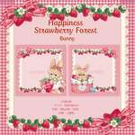 Cherish365【Bunny - Happiness Strawberry Forest】スクエア バラメモ CHO341