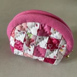 小さな小さなポーチ(パッチワークピンク)