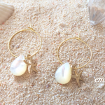 夏季限定 White Opal&Star Fish  Pierce