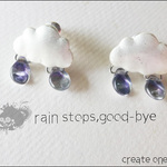 [ピアス]rain stops,good-bye