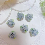 紫陽花　ランダム 2個セット 花　パーツ    91