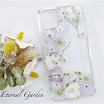 紫陽花 押し花 スマホケース iPhone13 iPhone13Pro iPhone13mini iPhone13promax iPhone12 iPhone12mini iPhone12Promax