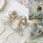絵画 イメージ  揺れるピアス/イヤリング   ドロシア・シャープ（イギリス、1873~1955）