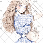 【D241】teatea.オリジナル 人物ステッカー