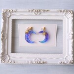 月くらげのピアス【月大】
