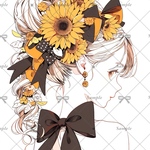 出しそびれ😭 【D474】teatea.オリジナル 人物ステッカー 