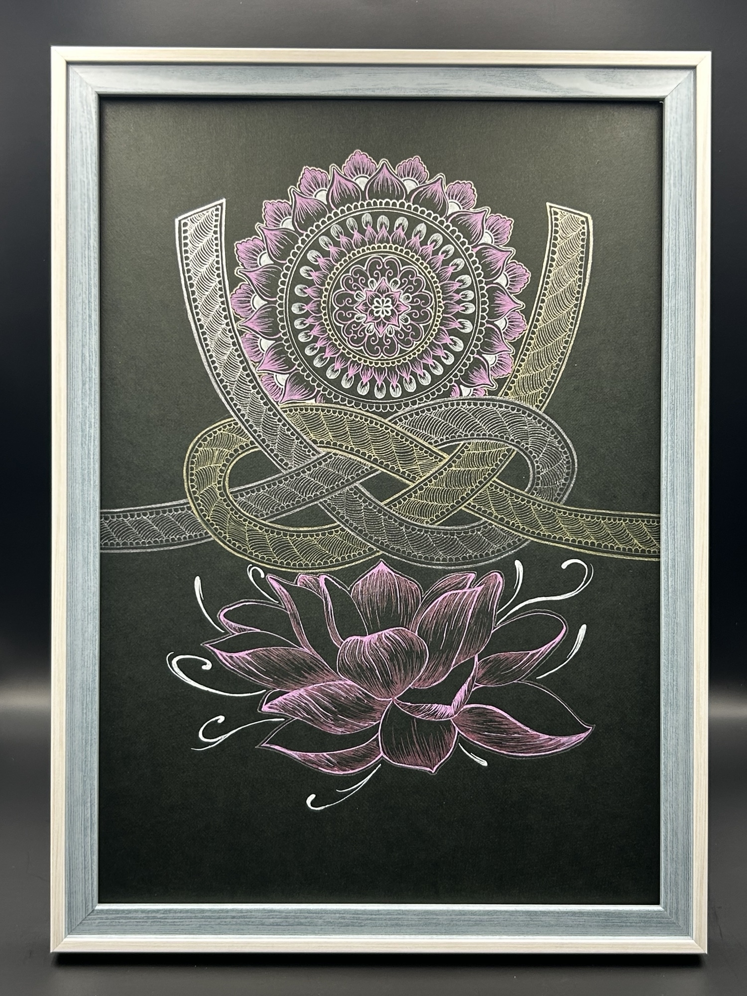 曼荼羅アート「結」