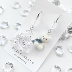 🗻🐻‍❄️ polar bear ✵ 氷山とシロクマの耳飾り   ピアス ・ イヤリング     
