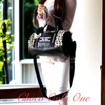 ❤︎レオパレード✖️ブラック合皮2wayボストンバッグ👜　いい感じ❤️の雰囲気です♪【589】