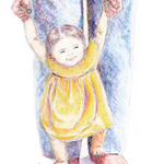 「こっちだよ」　ポストカード２枚入りセット