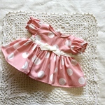リーナベル　ステラルーちゃんのお洋服☆ ピンクの水玉ワンピース
