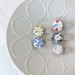 ♡×100＊花柄·リバティ＊ベビーヘアクリップ