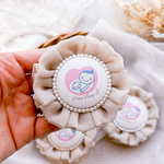 贅沢♡両面パール付✩ふわふわシフォンマタニティロゼット/マタニティロゼット/マタニティマーク/マタニティ/プレママ