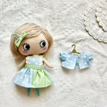 イーマリーちゃん　クリームソーダ色のボレロ&ワンピース