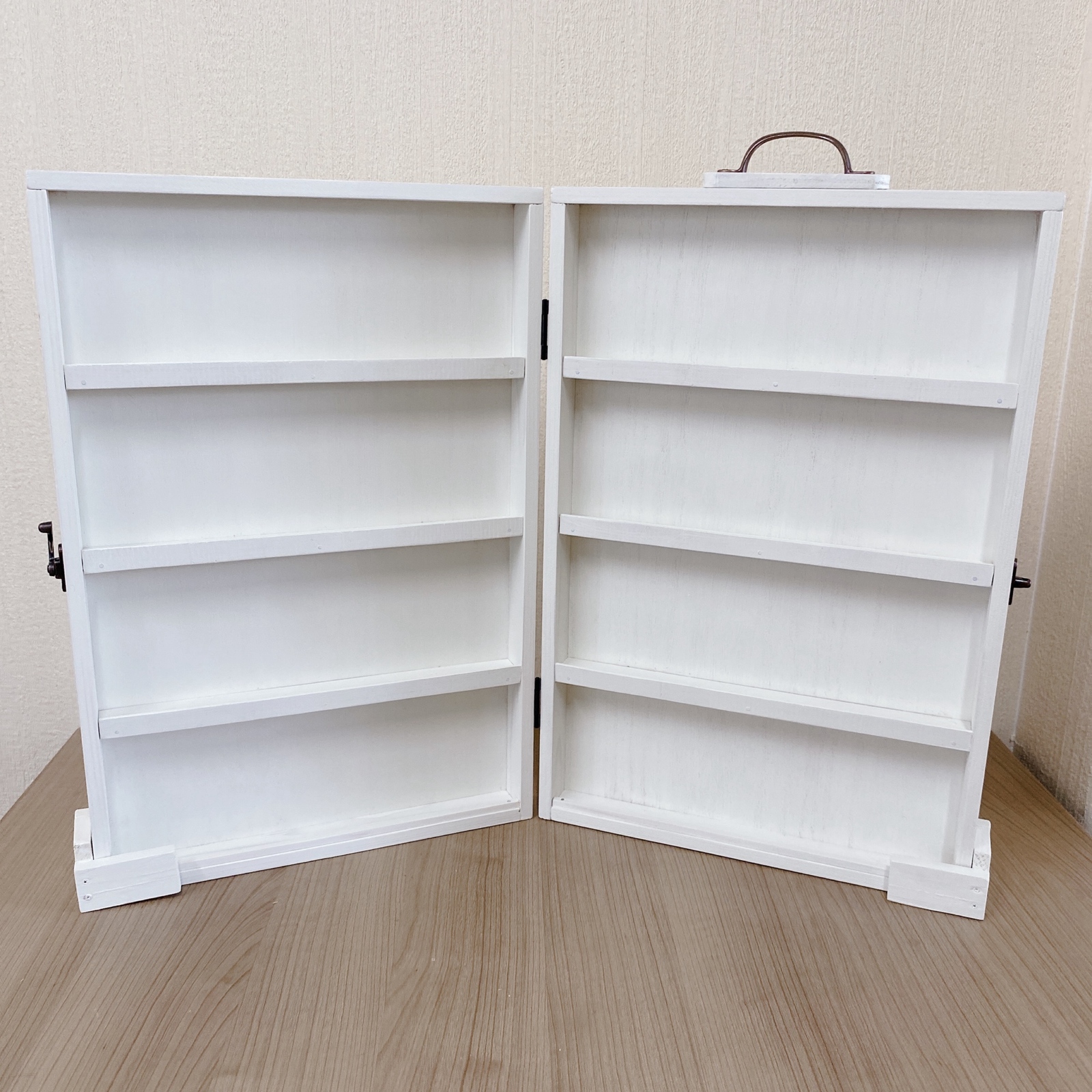 ♡ひ　トランク型什器　ディスプレイ台　２点　イベント什器　アクセサリー什器 アクセサリー什器 イベント用什器 トランク型什器 什器 - メルカリ