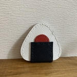 おにぎり　コインケース　アクセサリーケース　革