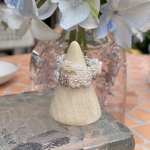 [新作] 紫陽花リング ♡ ビーズリング ハンドメイド 指輪 sumicco