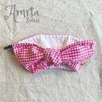 クールネック⋈2way(ギンガムピンク)