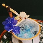 手のひら花手水～紫陽花～Lサイズ