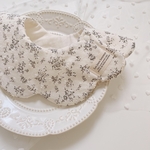 classical flower bib                       ベビースタイ　出産祝い　ビブ　よだれかけ　もくもくスタイ　女の子　韓国　ナチュラル　花柄　男の子