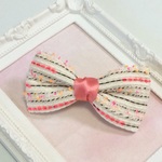 【選べるパーツ】Linton tweed☆Neon pink