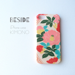【 KIMONO 】希少一点物☆アンティーク着物のiPhoneケース (浪漫椿)