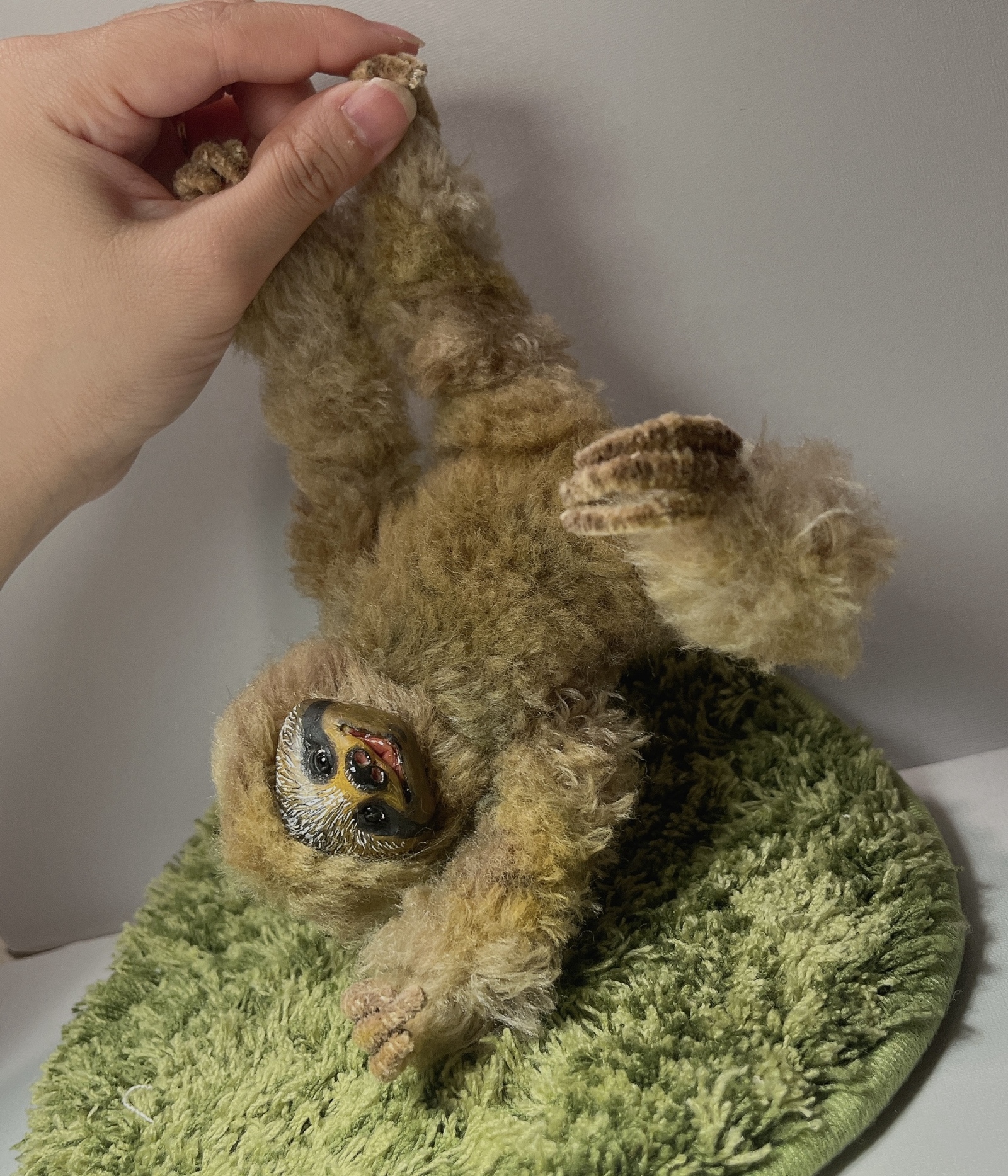 ハンドメイドの手乗りモンスターちゃん✨アートドール みーこ様のオーダー幻獣風ハンドメイドぬいぐるみアートドール