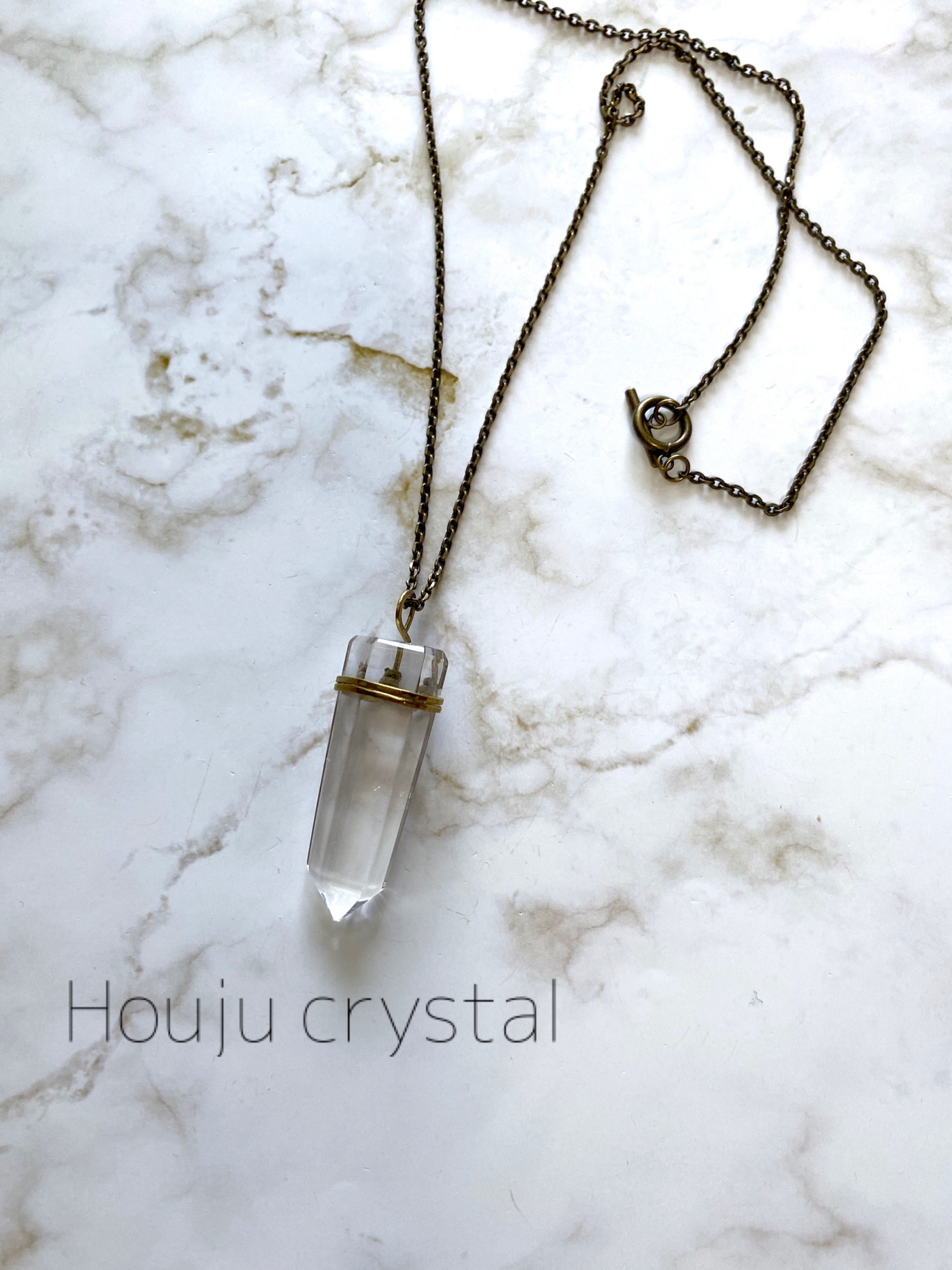 スモーキークォーツとアメジストのピアス - Houju Crystal | minne 