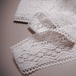 1点のみ☆綿レース２ｍ（幅約4.８cｍホワイト系）トーションレース（白75）