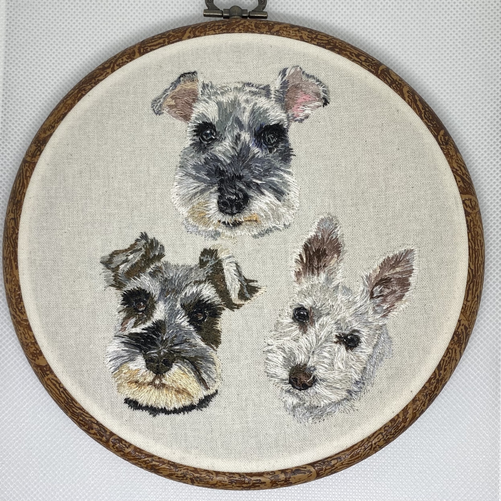 シュナウザー - 刺繍・ステッチの人気通販 | minne 国内最大級の