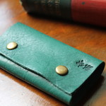01 ◇Bag ハンドル 革カバー ◇グリーン＊ワンハンドル＊