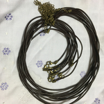 カニカン付本牛革チョーカー 2個