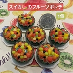🍉スイカのフルーツポンチ🍉(お皿付き)1個