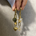 チェーンチャームピアス(G)