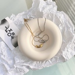 U necklace ⌘ ネックレス シルバー シンプル 