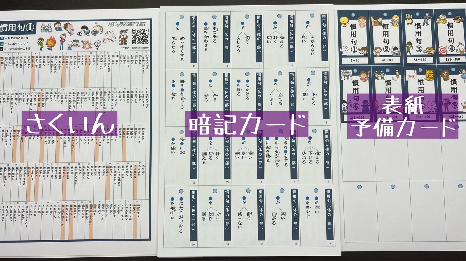 送料無料】慣用句730 暗記カード（裁断なし）☆中学受験 国語 - 星組の 