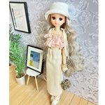 ※ピュアニーモ2専用※   肩リボン　シフォン　キャミソール　ミニ　ワンピース　夏　ピュアニーモ　ドール