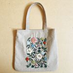 刺繍付きトートバッグ