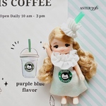 OCHIBISドリンクワンピース　パープルブルー