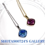 ［再販］貴和クリスタル  スクエアネックレス　💎✨　#minne_new #スワロフスキー