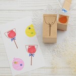 りんご飴のはんこ お祭りはんこ