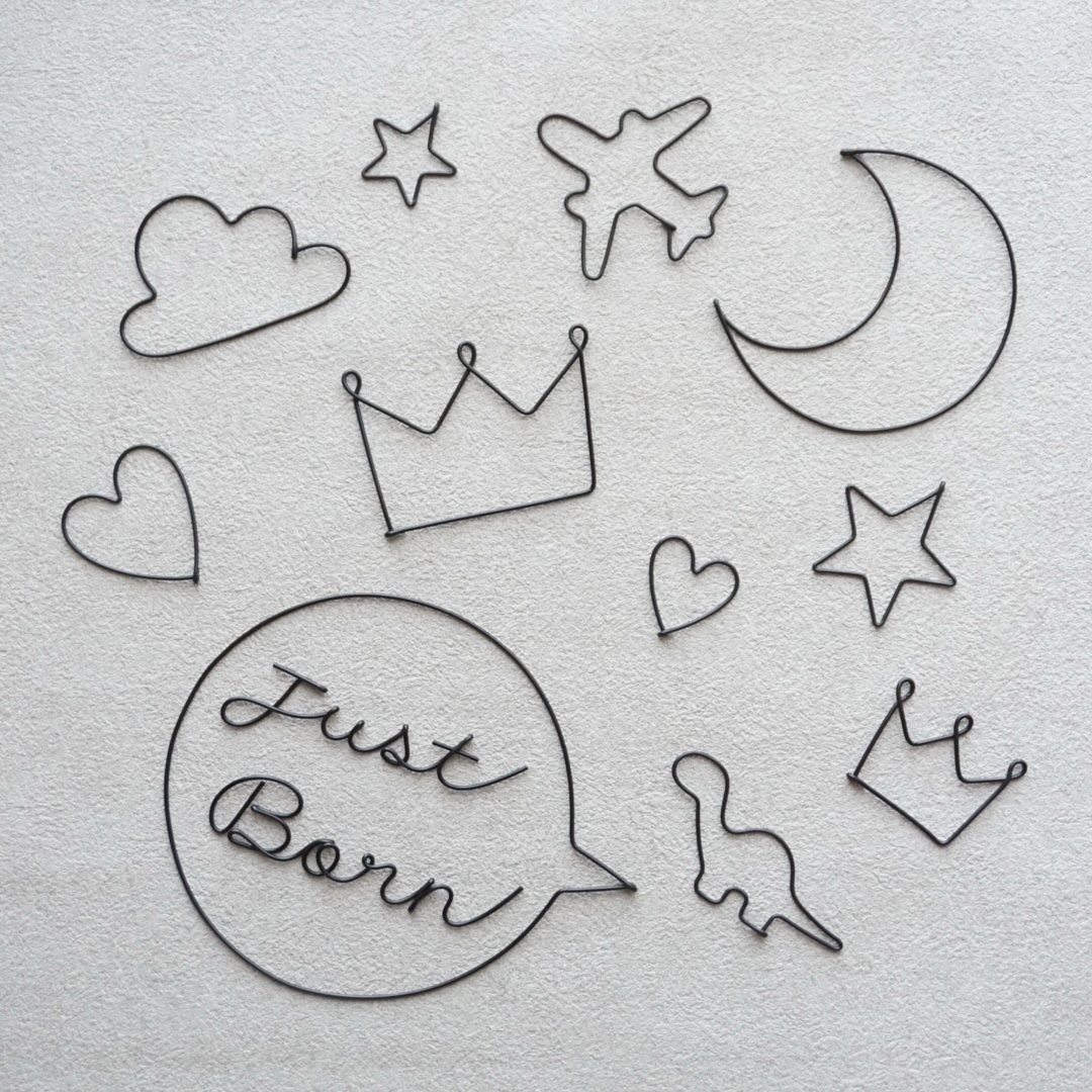 m.m　ワイヤーアート　JUST BORN days weeks 恐竜 ワイヤーアート #恐竜 #ティラノサウルス #ハンドメイド