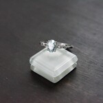 アクアマリン　　レースリング　SILVER925　