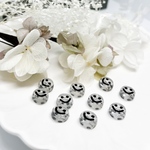 10個セット/10mm/スマイル/ビーズ/クリア