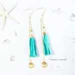 シェルのタッセルピアス♡