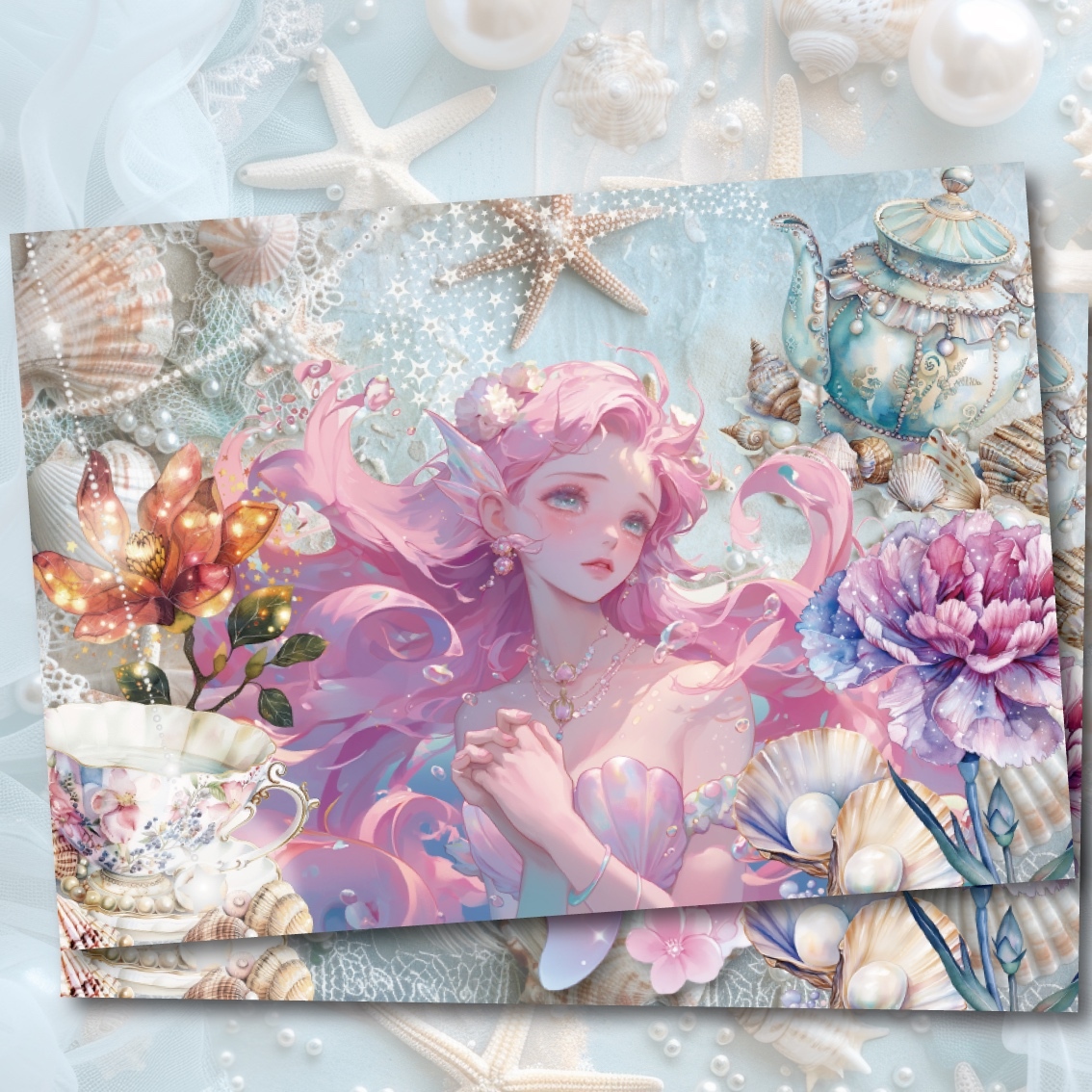 817 新品　未使用　nene様 フローラルプリンセス　PETロールステッカー nene様 Floral Princess Long PETステッカー - メルカリ