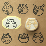 かば * ころころアニマル   消しゴムはんこ