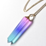 【SALE】Cosmic rayネックレス［pink neontetra-04］