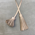 yu-ricoyuri様ご専用です。Italian leatherバルーンチャーム＆フリンジタッセルチャーム