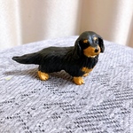 ミニチュア　ダックス　犬　ブラックタン　フィギュア　置物　オブジェ